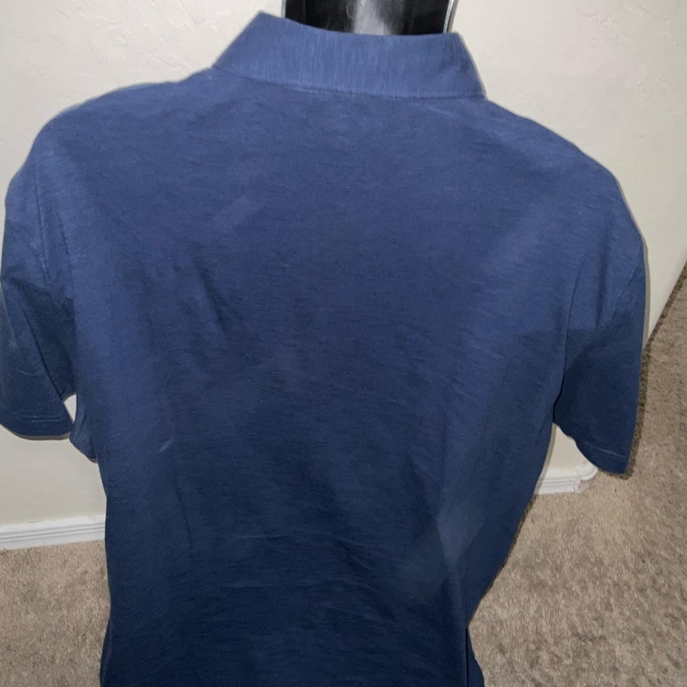 Men’s used Izod golf polo navy blue shirt size XL Pre own items are as is any - Picture 3 of 3